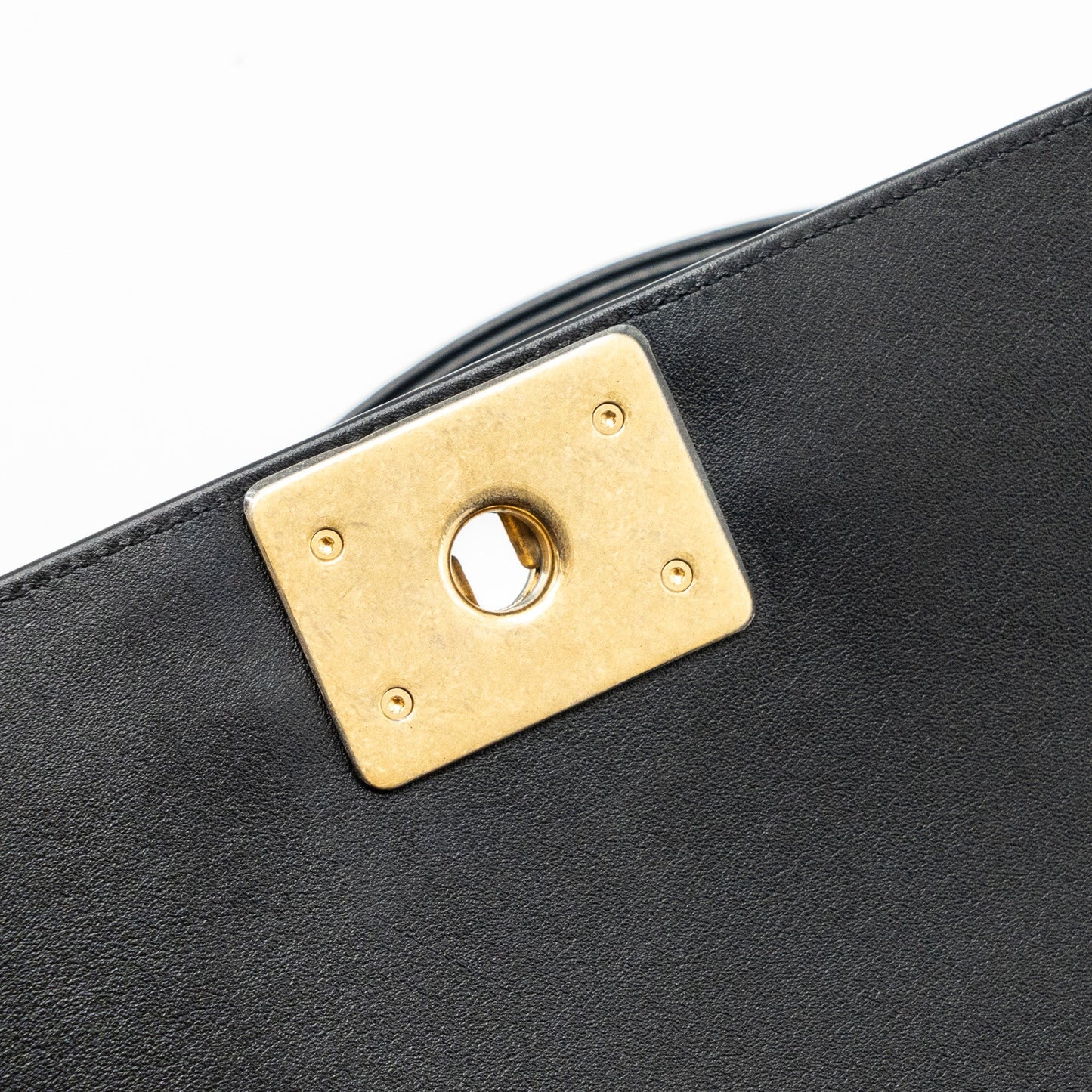 Chanel Medium Boy Bag Calfskin Black