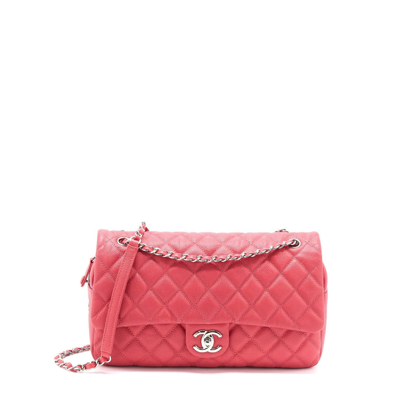 Chanel Easy Flap Bag Caviar Pink