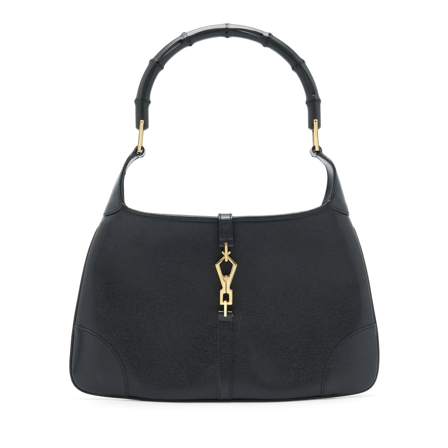 Gucci Vintage Jackie With Bamboo Handle Black