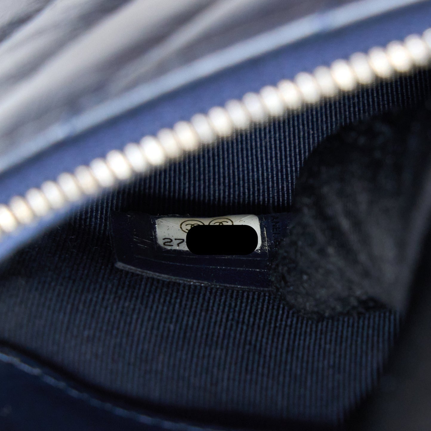 Chanel Gabrielle Clutch on Chain Aged Calfskin Navy