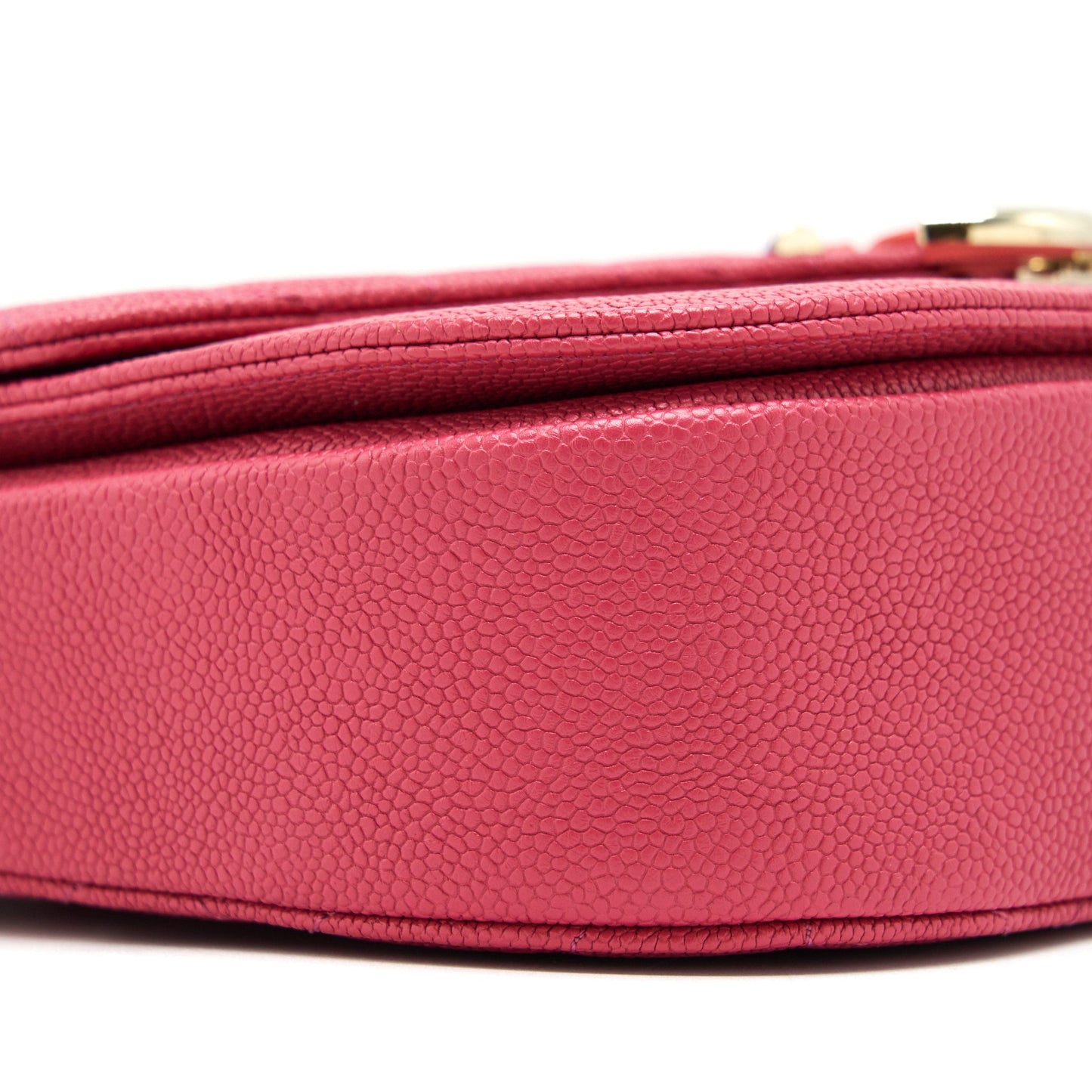 Chanel Messenger Crossbody Bag Caviar Red