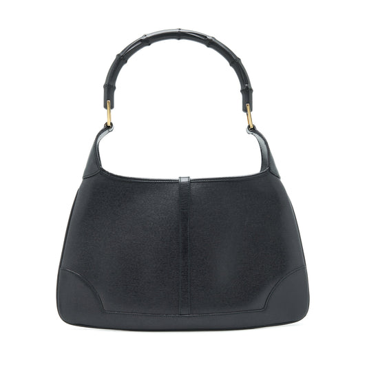 Gucci   Jackie With Bamboo Handle Black