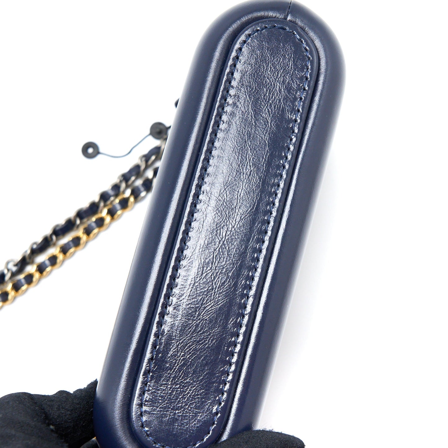 Chanel Gabrielle Clutch on Chain Aged Calfskin Navy