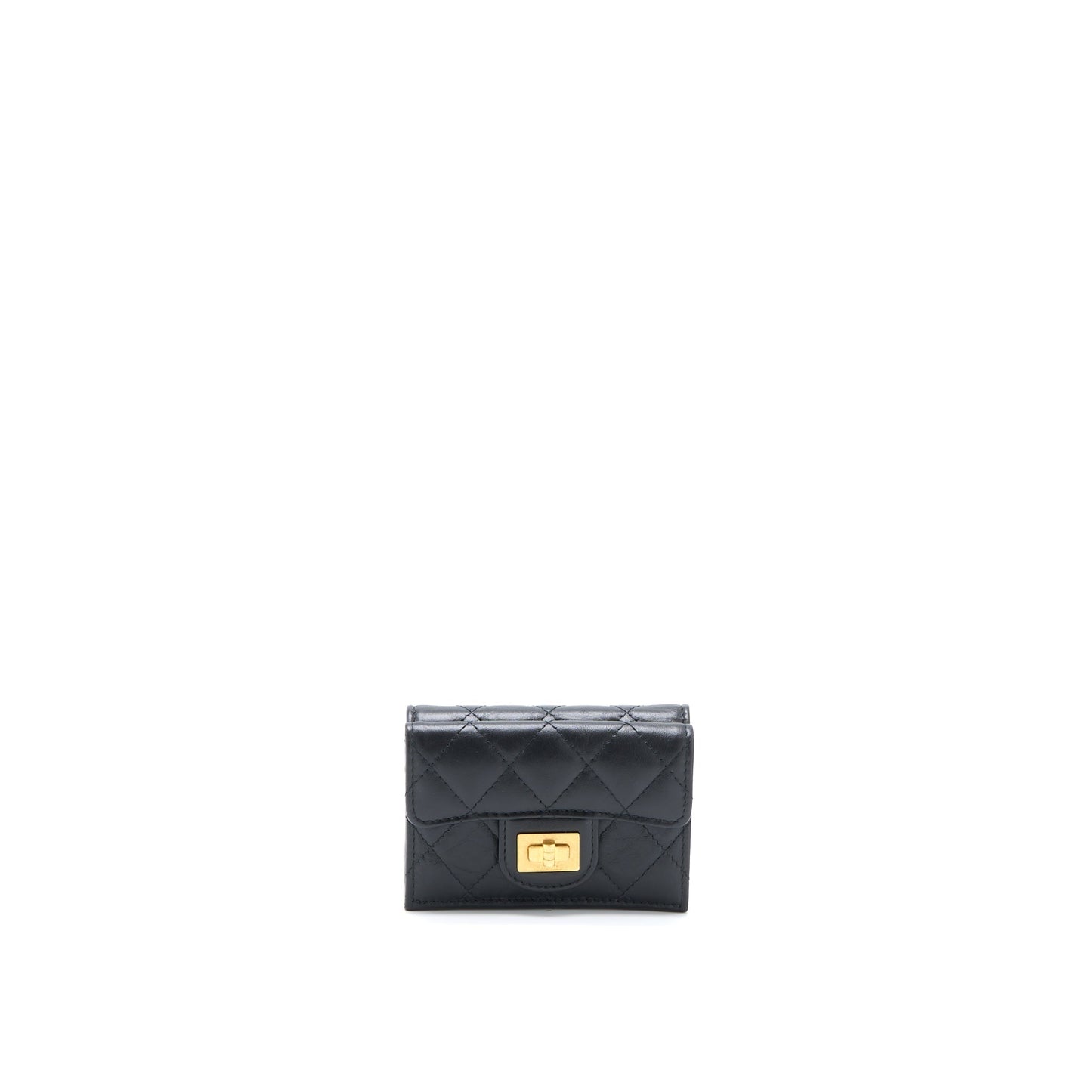 Chanel Reissue Compact Wallet Calfskin Black