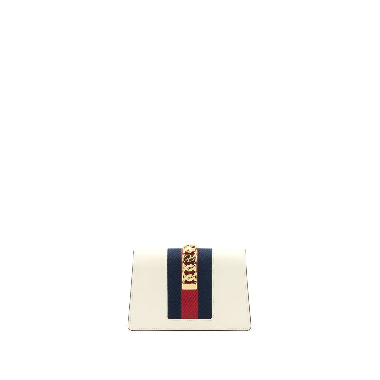 Gucci Sylvie Mini Chain Bag Calfskin White