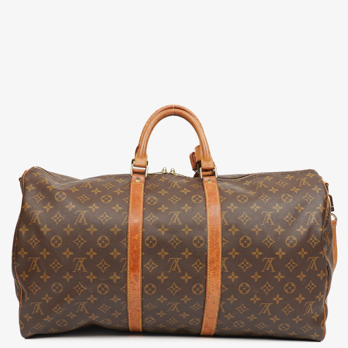 Louis Vuitton Keepall 55 Bandoulière Monogram Canvas Travel Bag