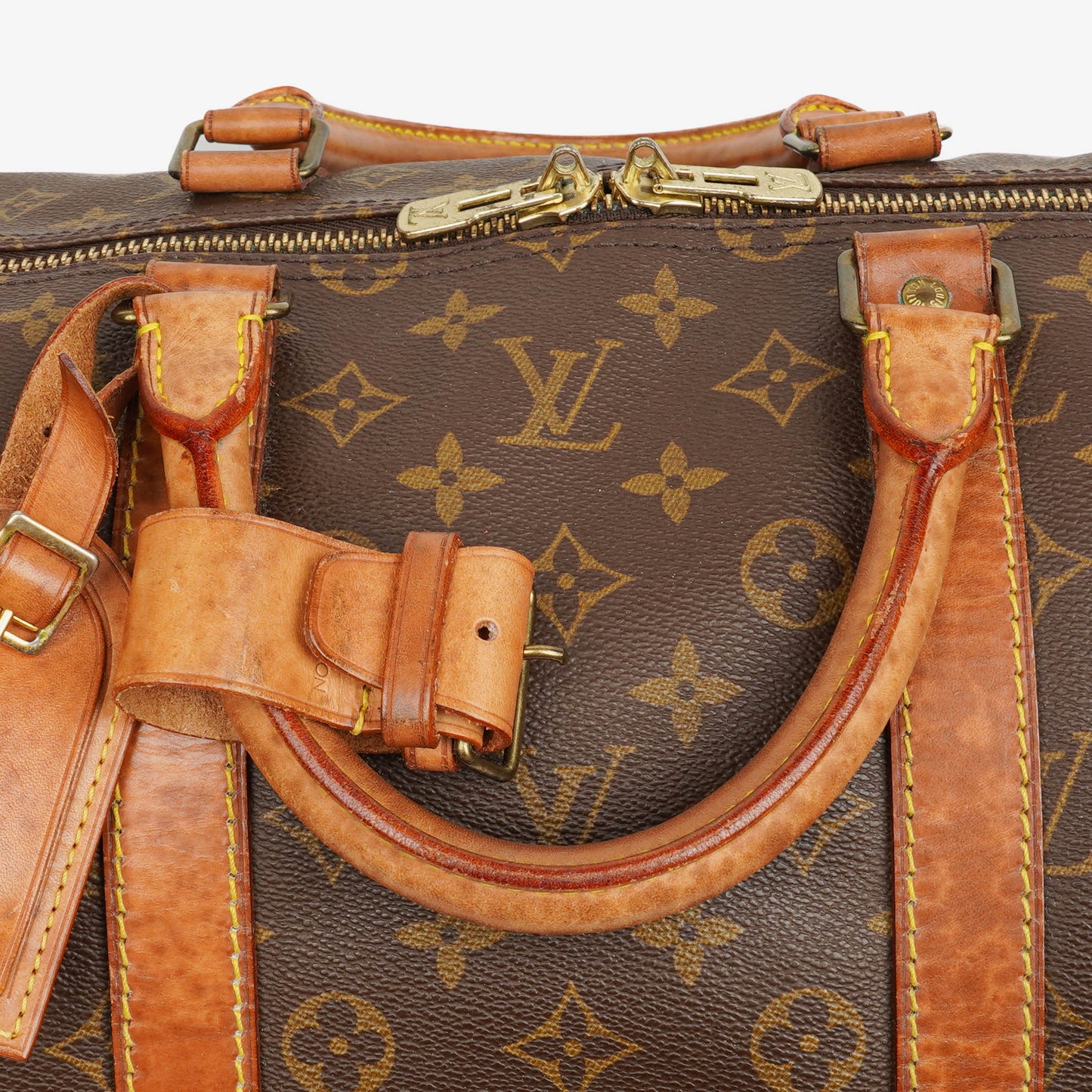Louis Vuitton Keepall 55 Bandoulière Monogram Canvas Travel Bag