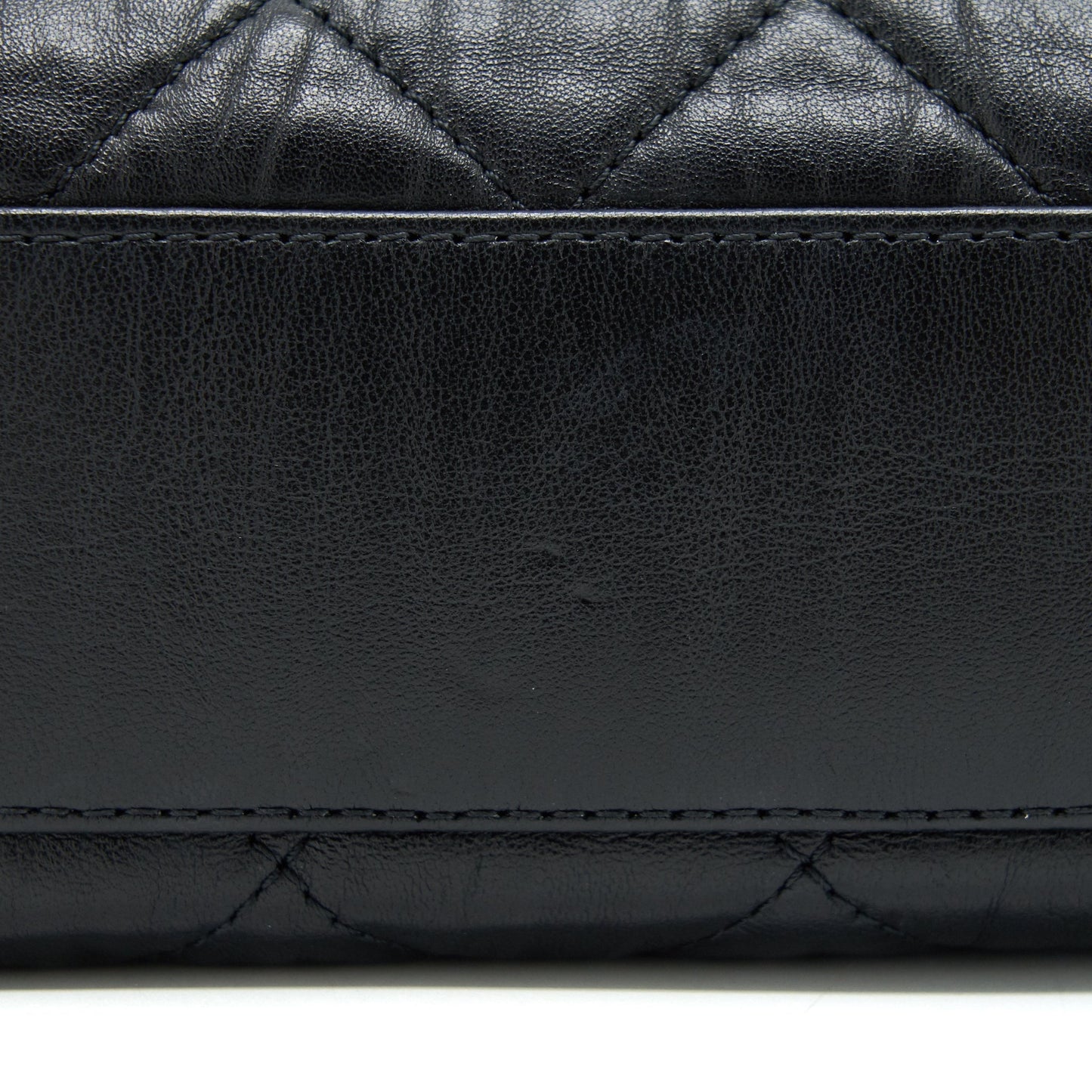 Chanel Small CC Wrapped Strap Bag Lambskin Black In Crumpled