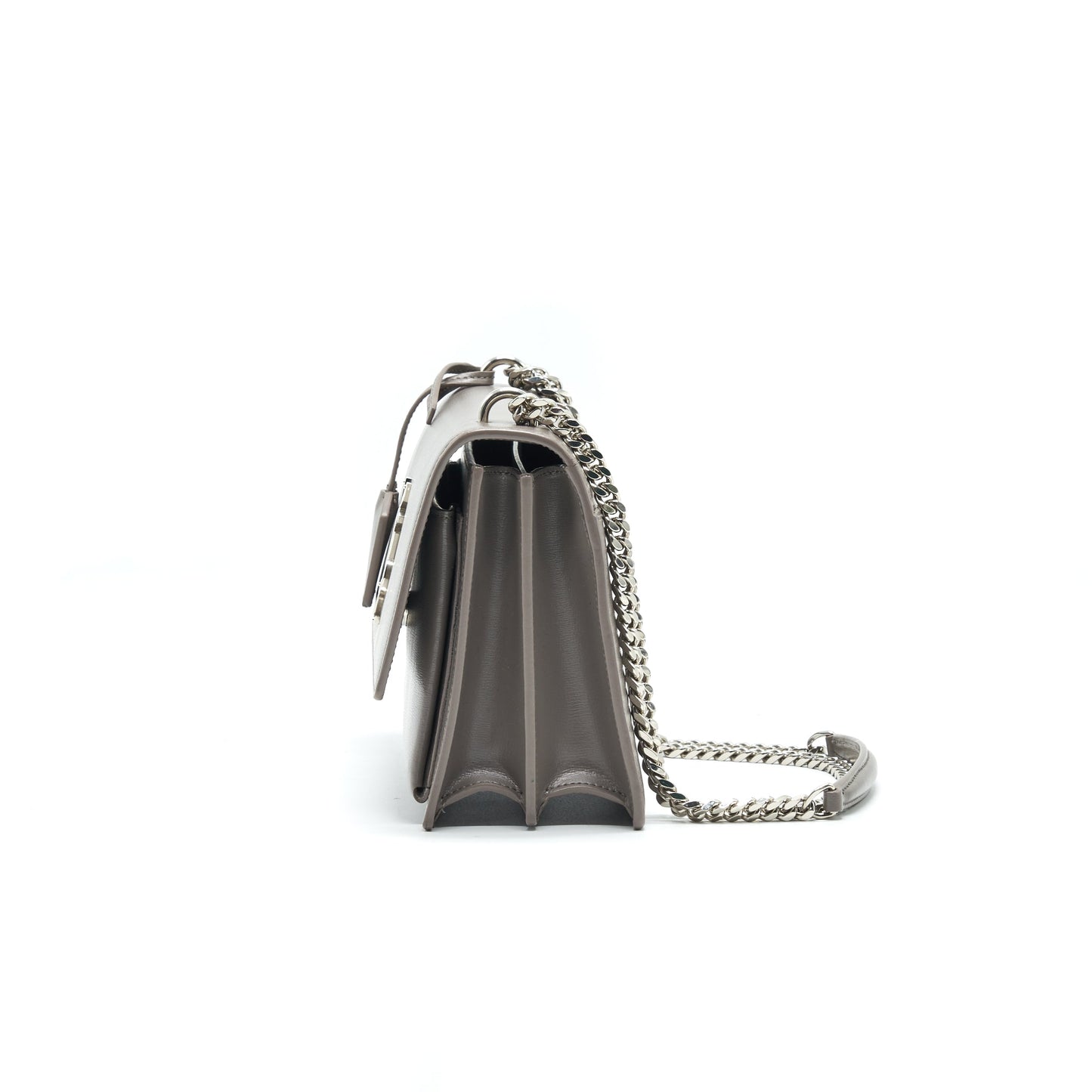 Saint Laurent Sunset Purse Grey