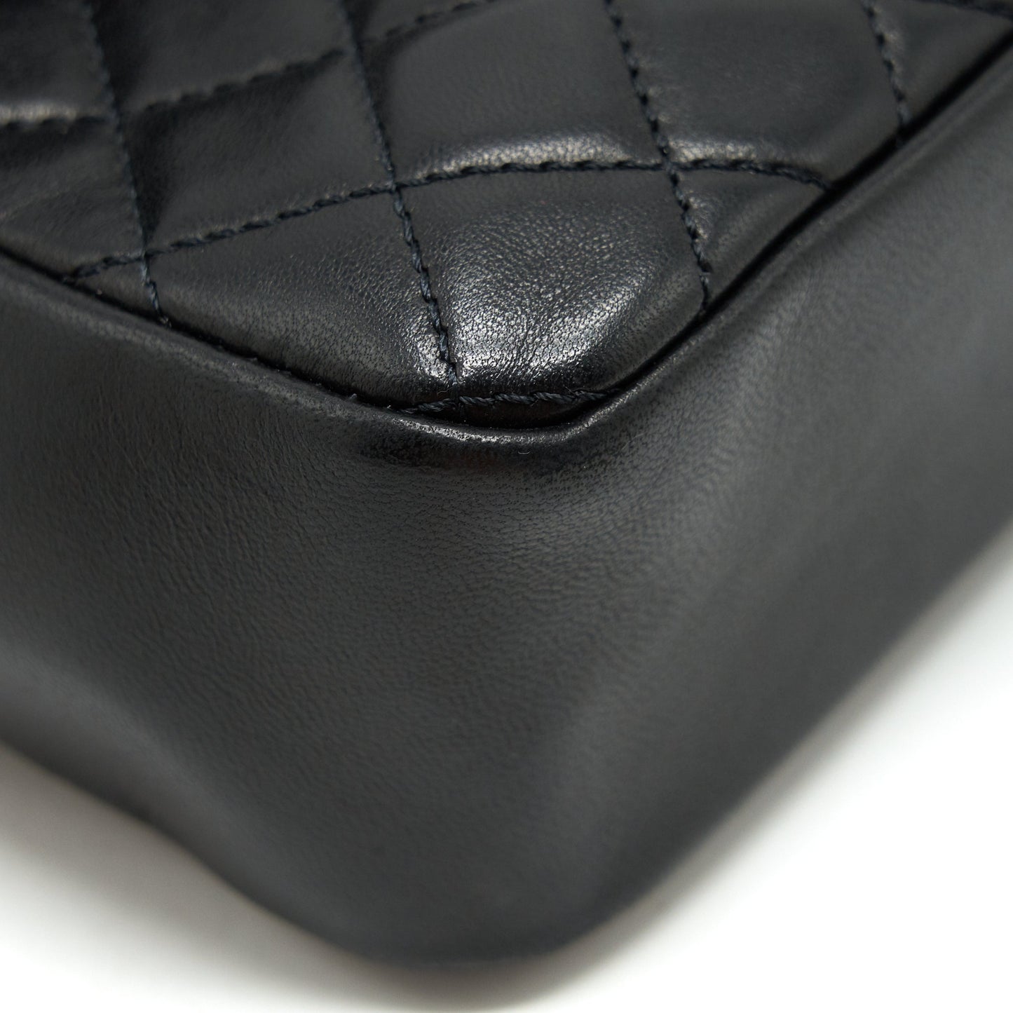 Chanel Westminster Shoulder Bag Lambskin Black L