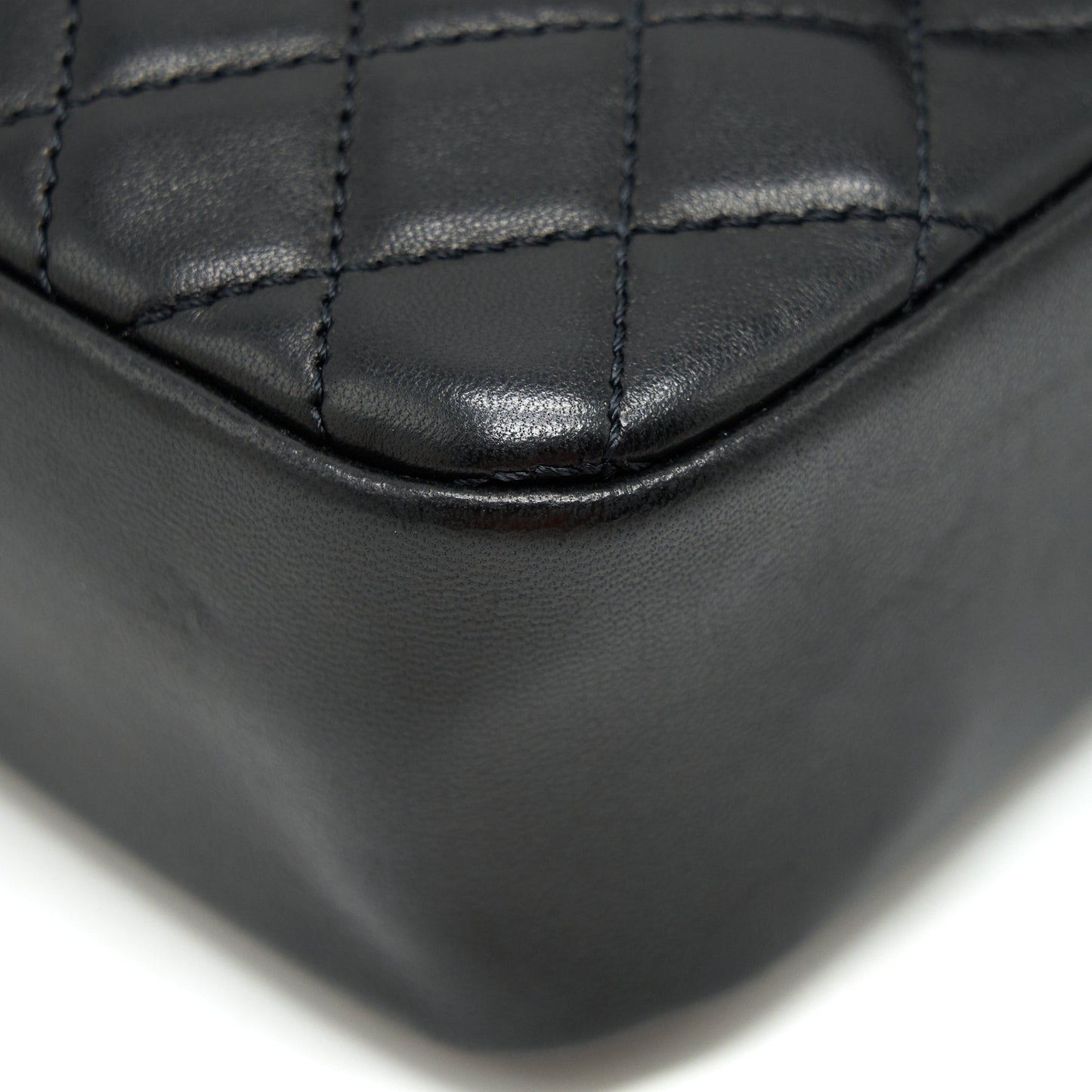 Chanel Westminster Shoulder Bag Lambskin Black L