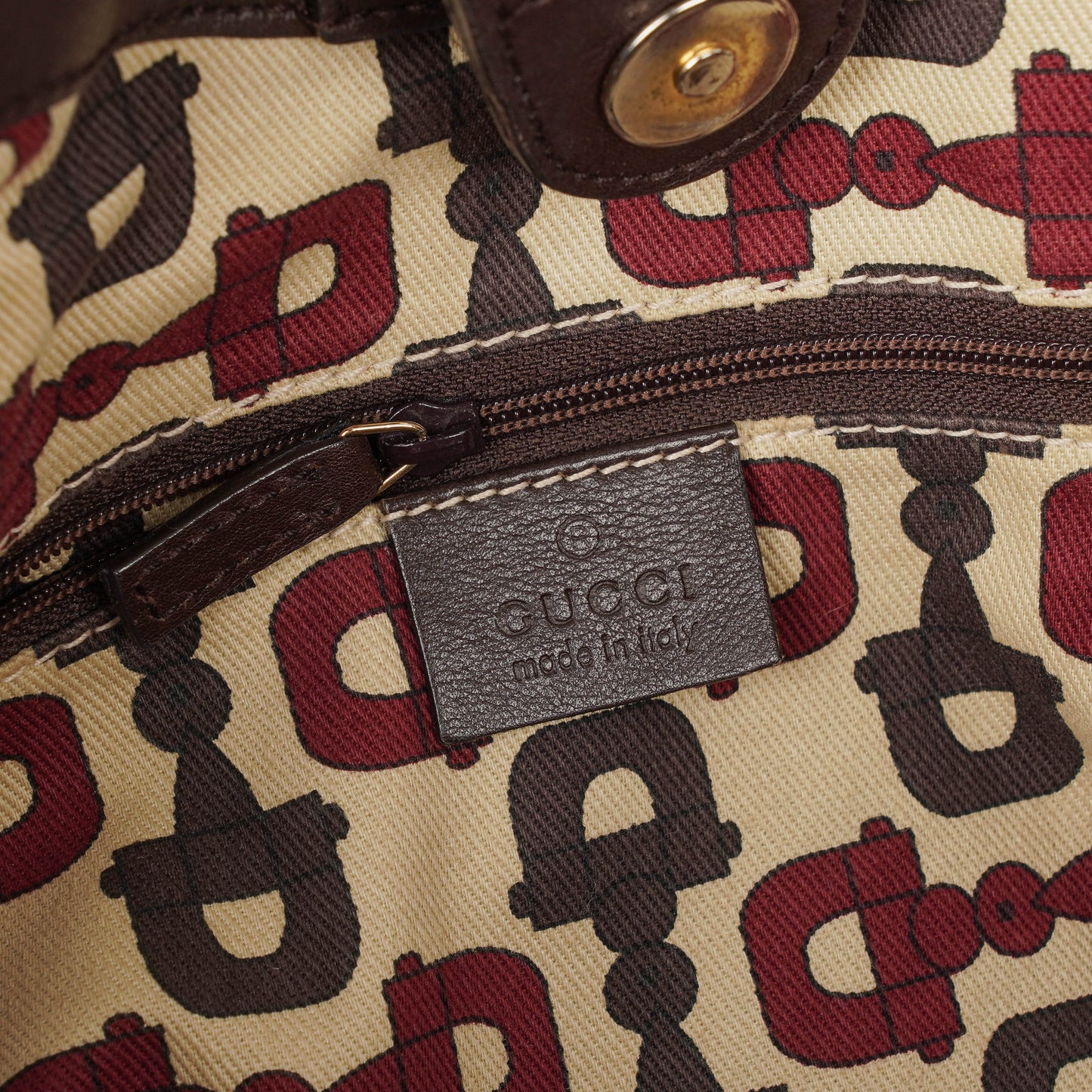 Gucci Guccissima Dark Brown Leather Sukey Hobo Bag