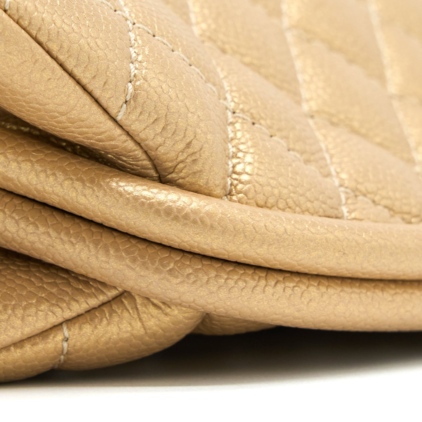 Chanel Timeless Clutch Caviar Gold Brushed