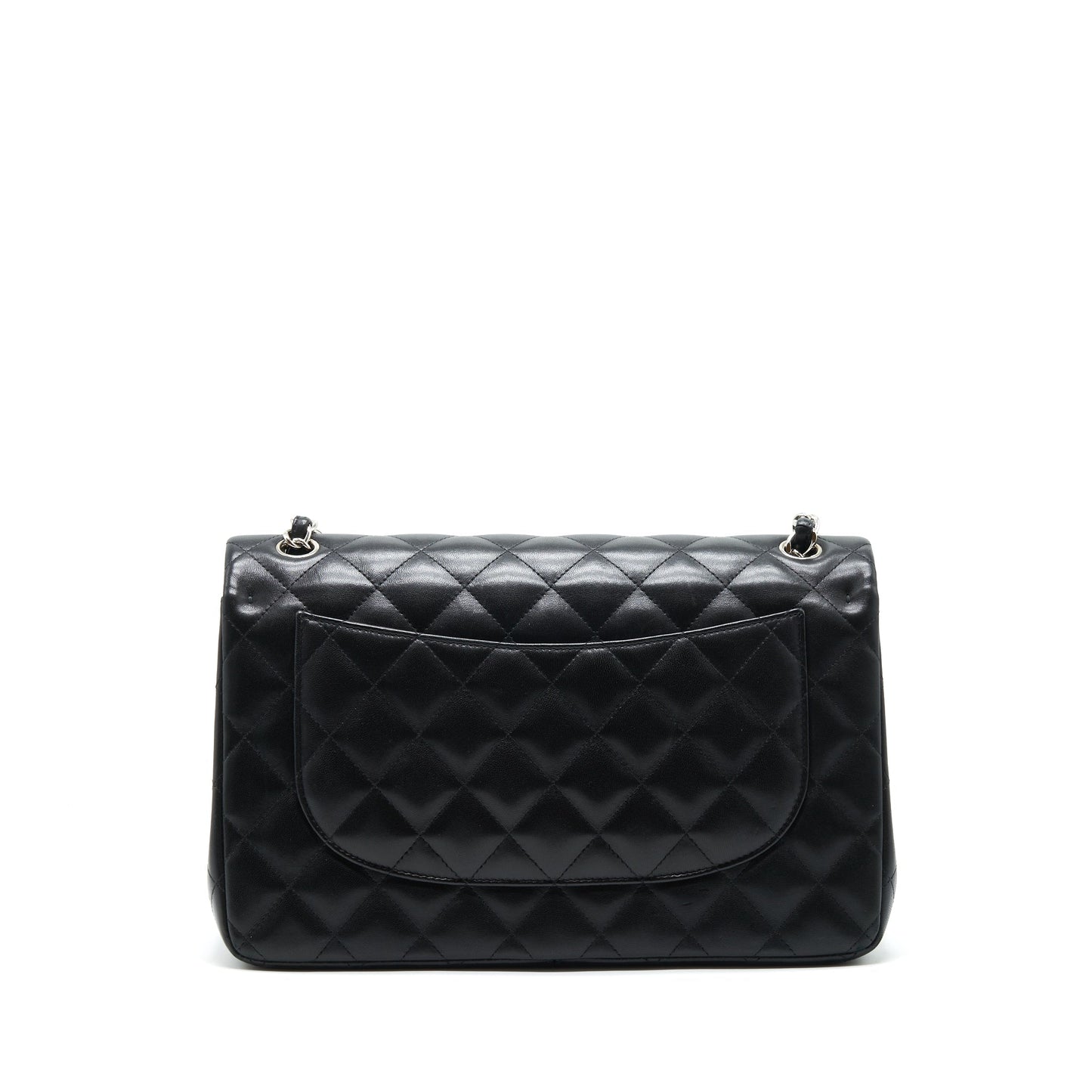 Chanel Classic jumbo Double flap Bag Lambskin Black