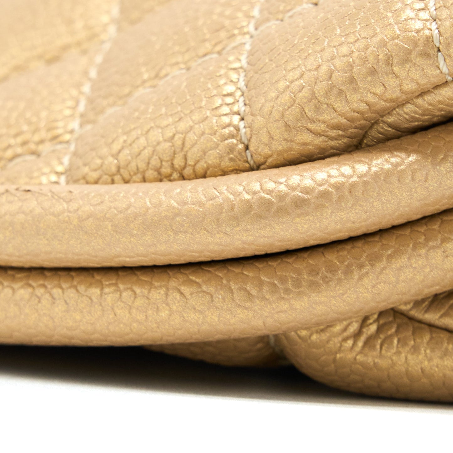 Chanel Timeless Clutch Caviar Gold Brushed