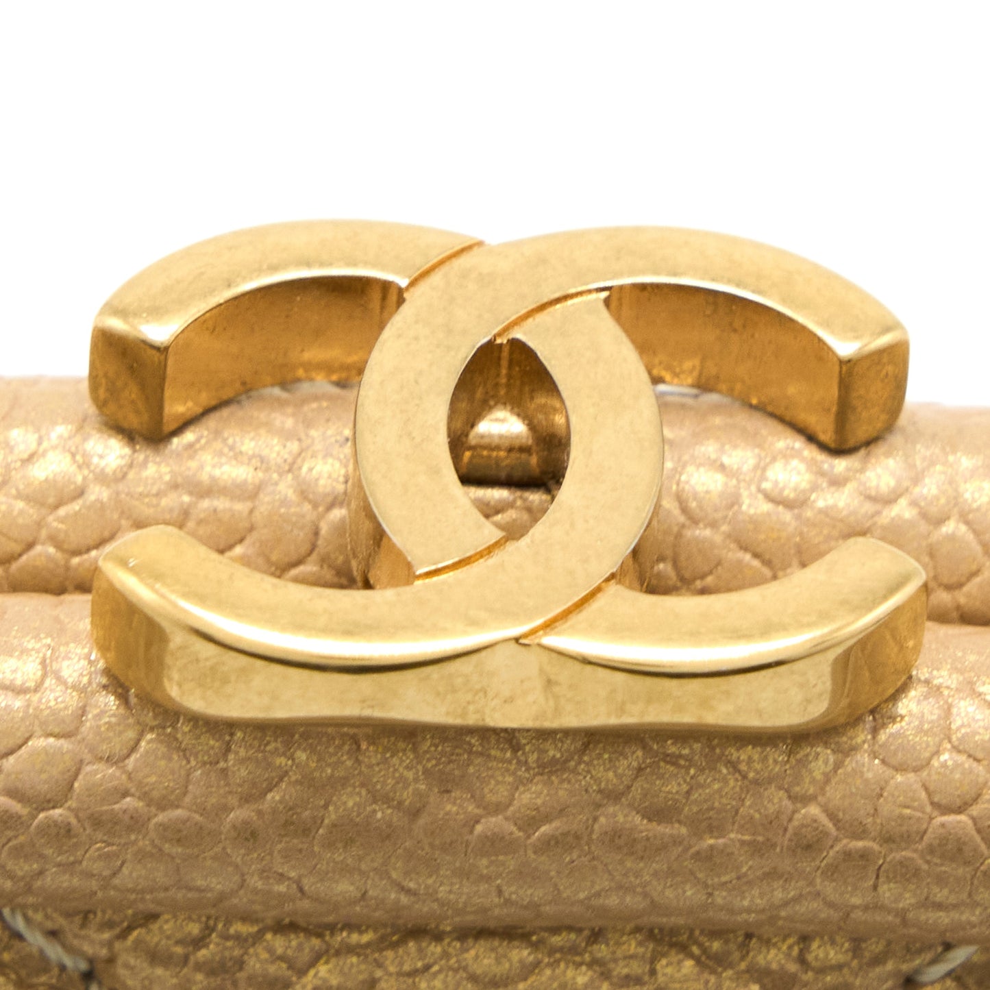 Chanel Timeless Clutch Caviar Gold Brushed