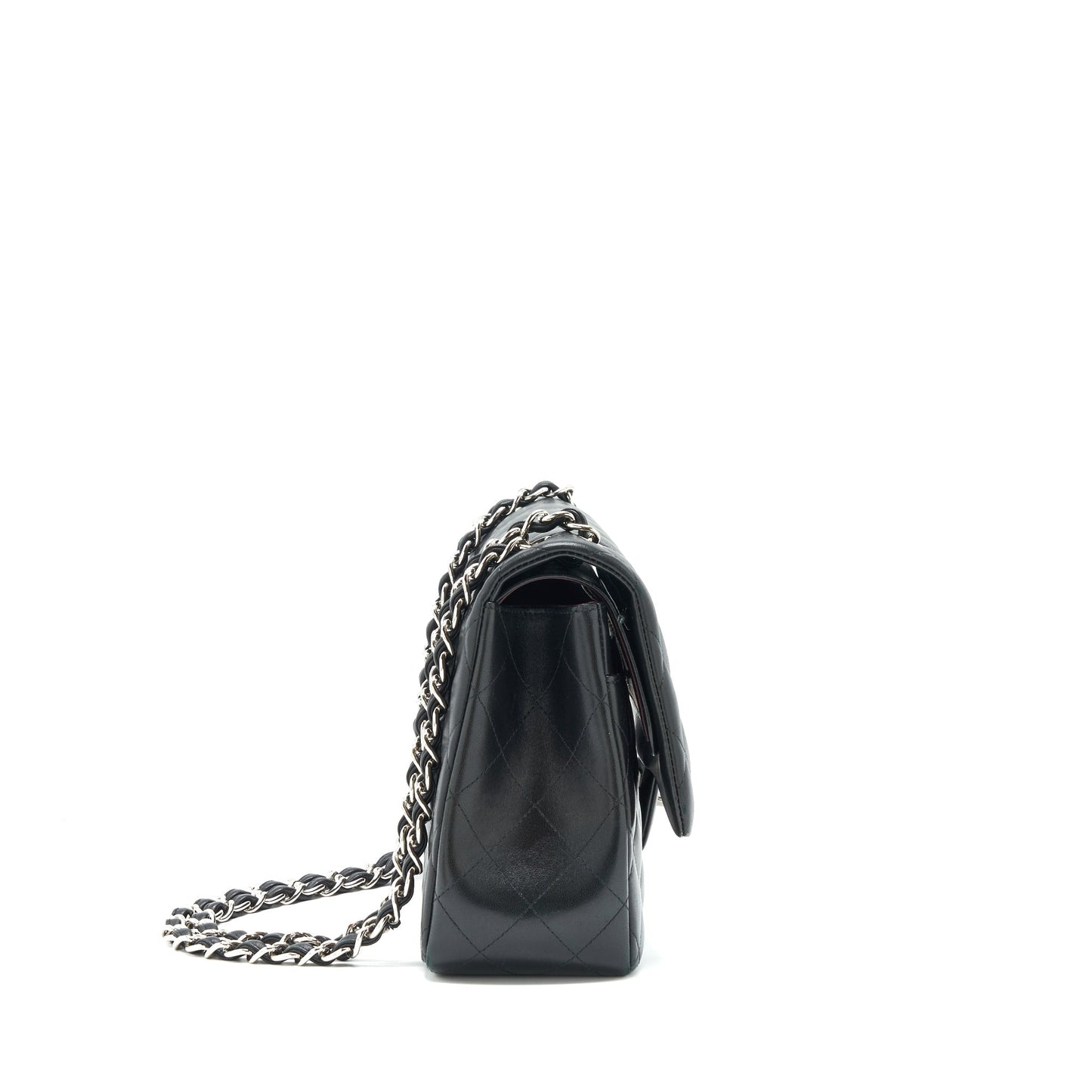 Chanel Classic jumbo Double flap Bag Lambskin Black