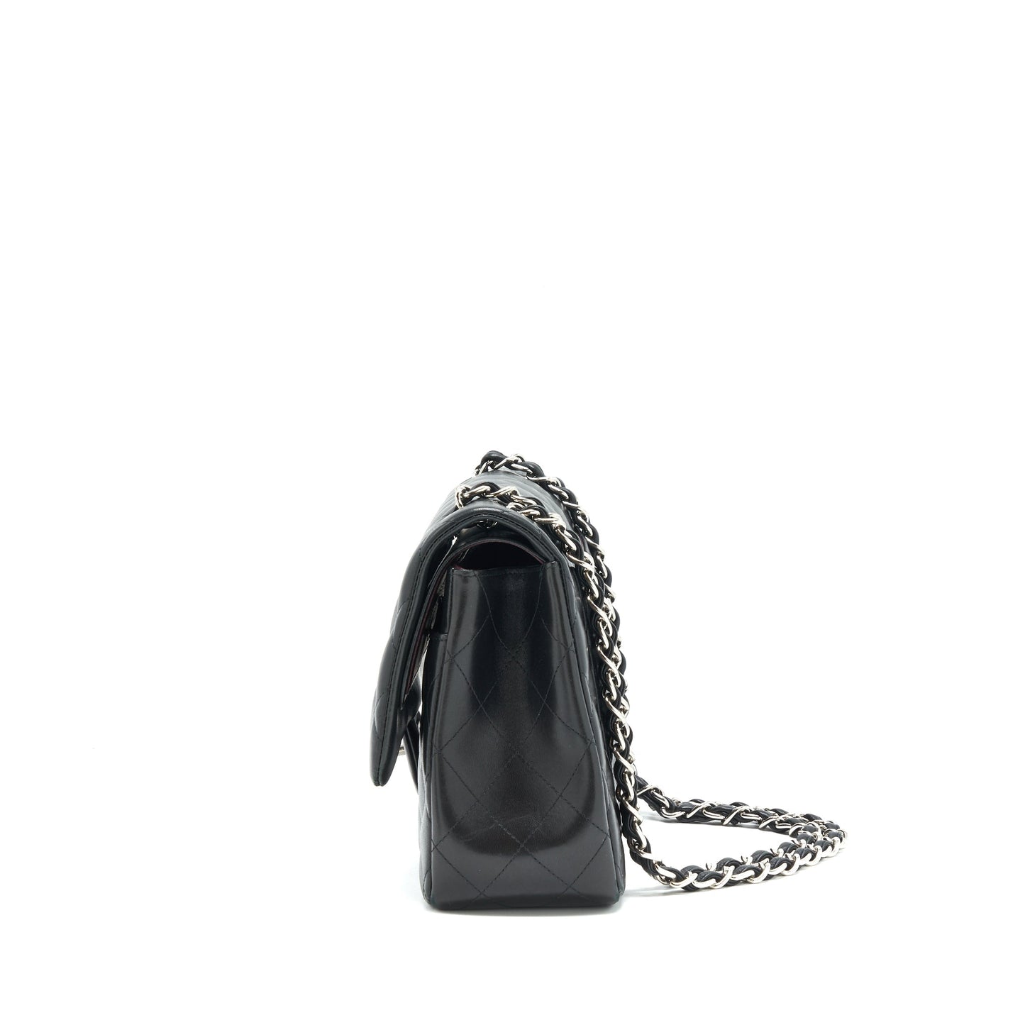 Chanel Classic jumbo Double flap Bag Lambskin Black