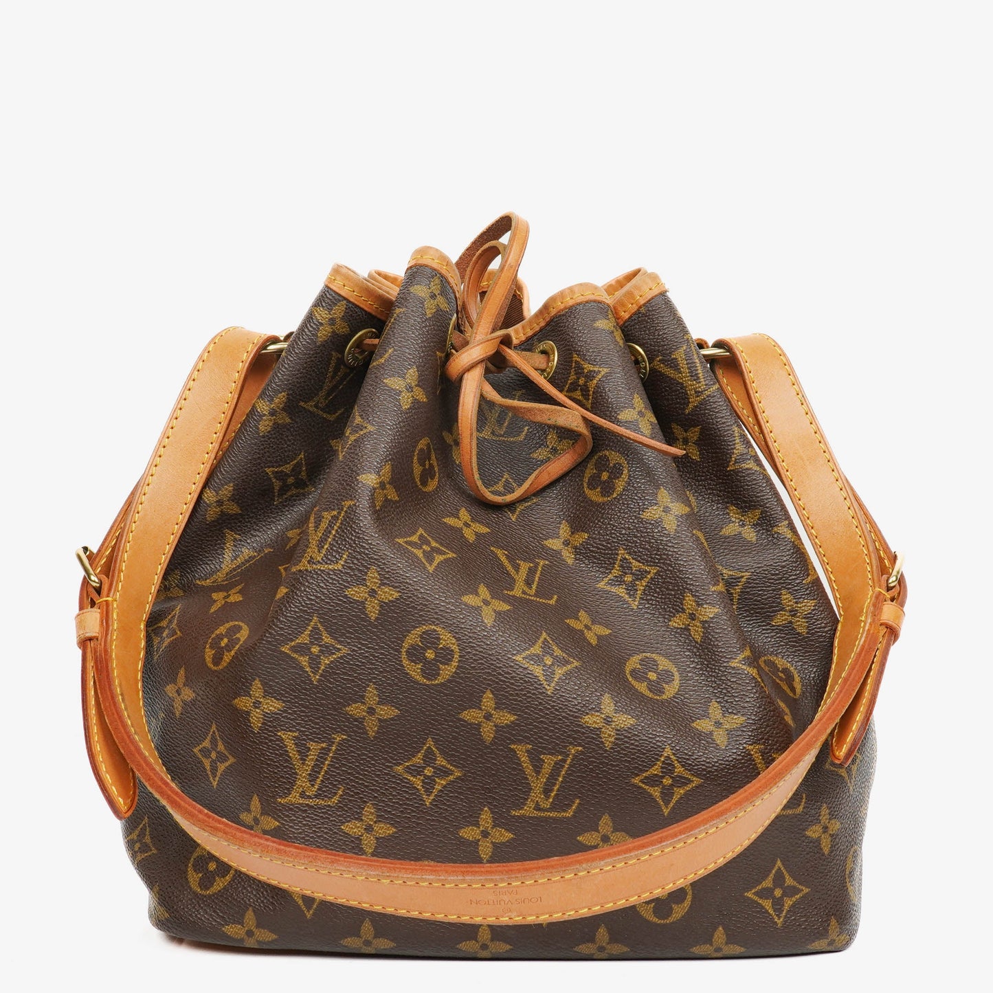 Louis Vuitton Petit Noe Monogram Canvas Shoulder Bag