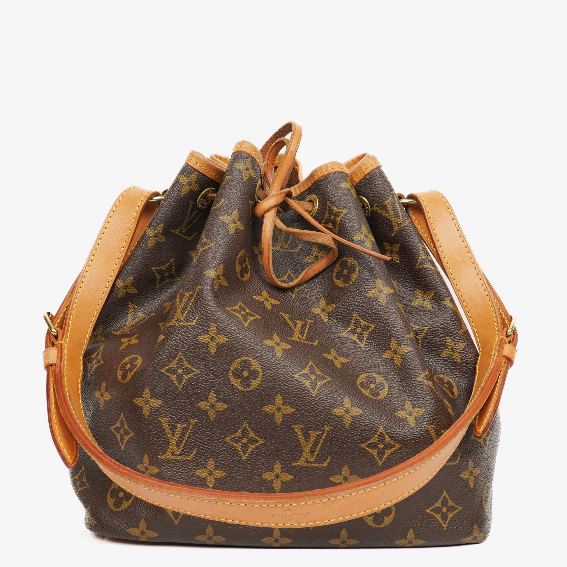 Louis Vuitton Petit Noe Monogram Canvas Shoulder Bag