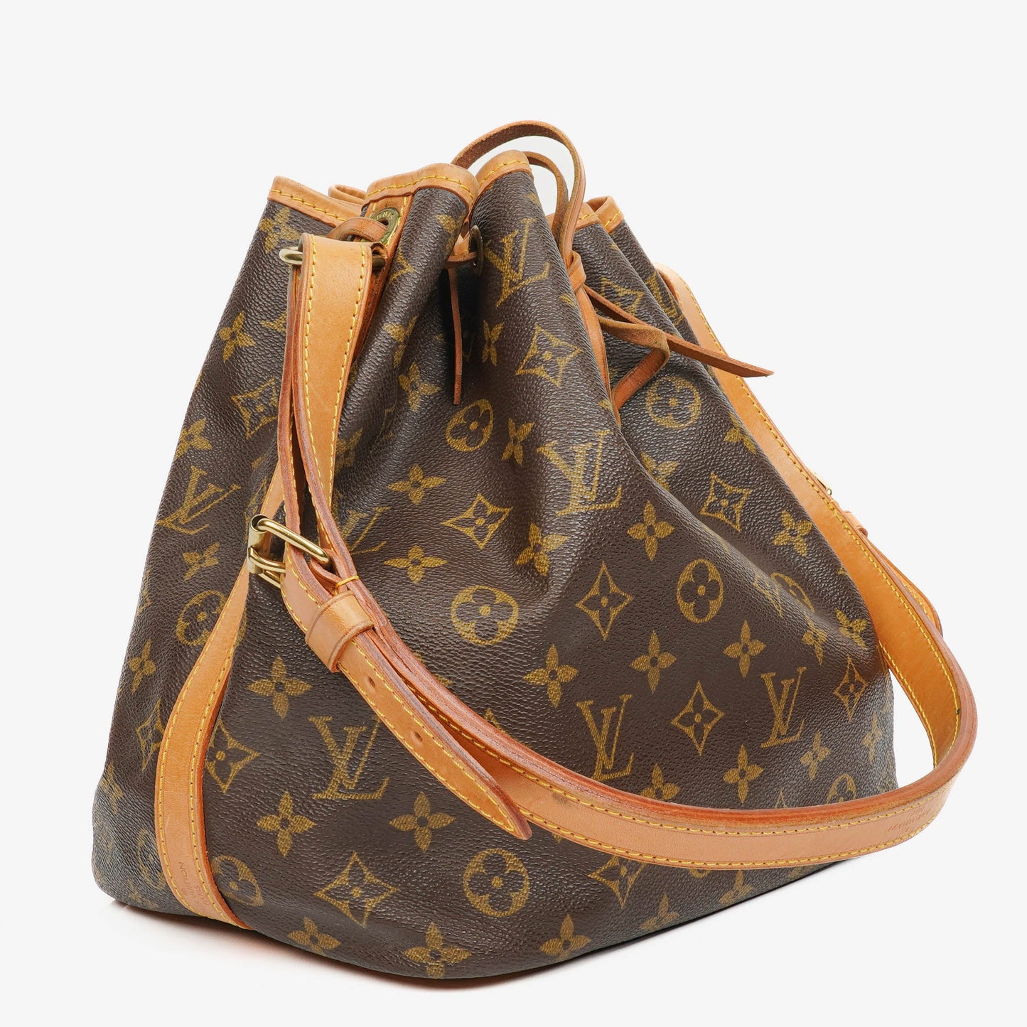 Louis Vuitton Petit Noe Monogram Canvas Shoulder Bag