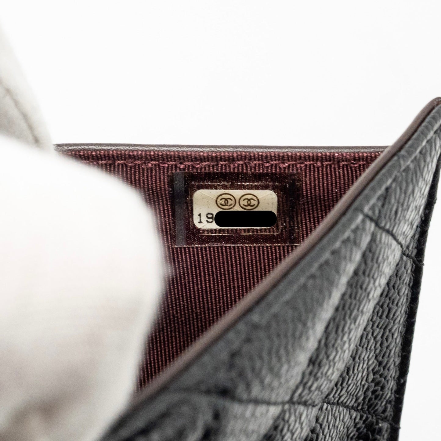 Chanel Classic CC Flap Long Wallet Caviar Black