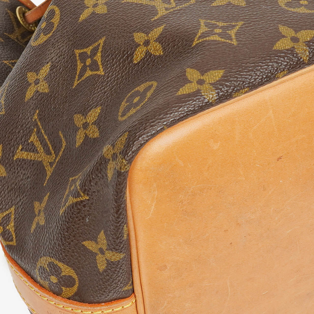 Louis Vuitton Petit Noe Monogram Canvas Shoulder Bag