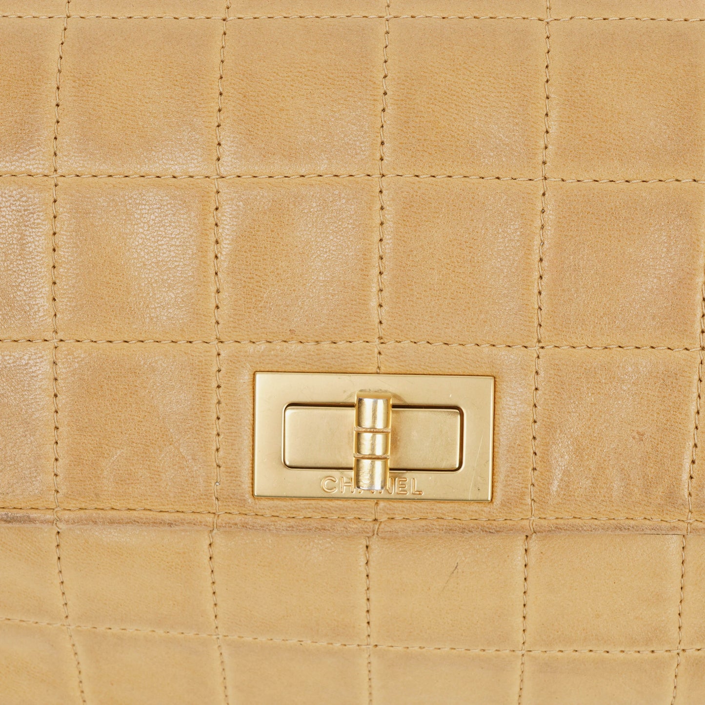 Chanel  Double Sided Bi-Colour Chocolate Ba Quilted Lambskin 2.55 Reissue Flap Bag