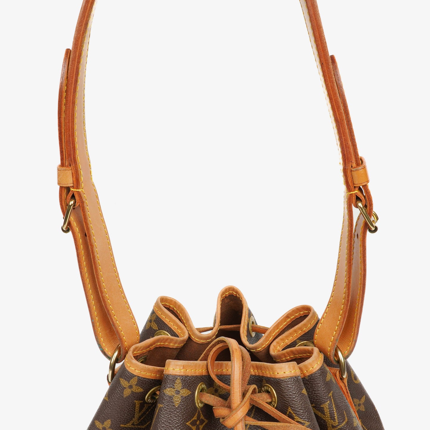 Louis Vuitton Petit Noe Monogram Canvas Shoulder Bag