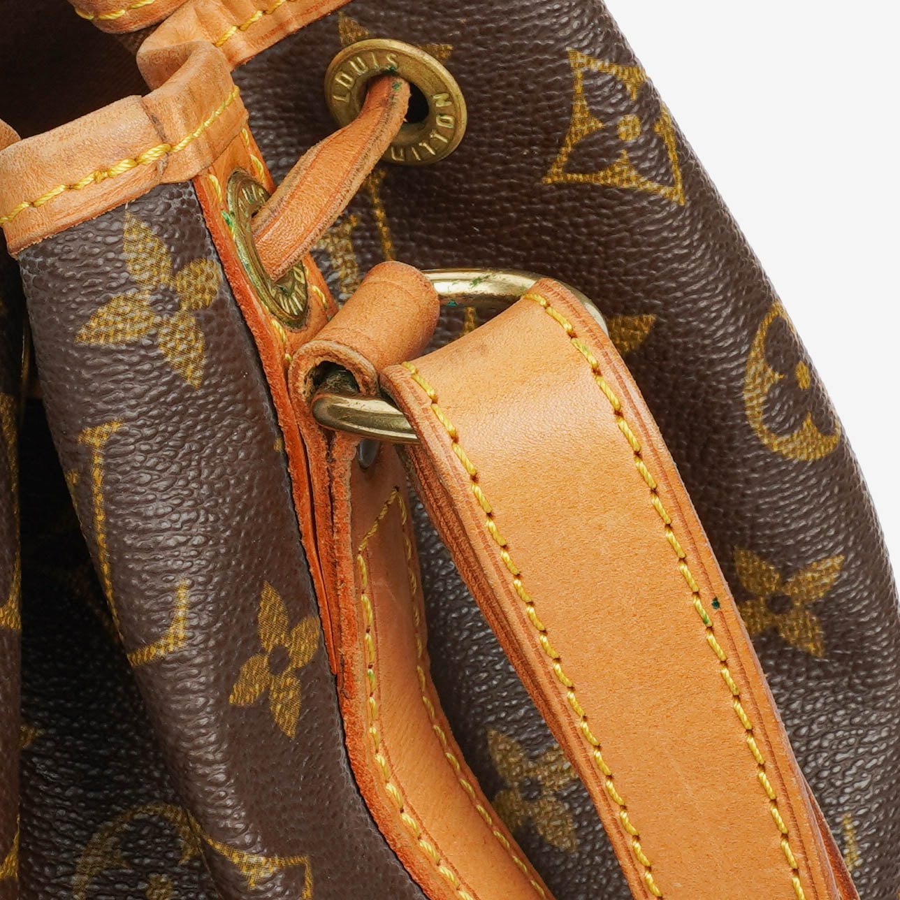 Louis Vuitton Petit Noe Monogram Canvas Shoulder Bag