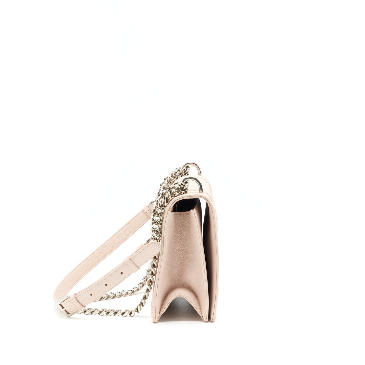 Dior Medium Diorama Purse Grained Calfskin light pink