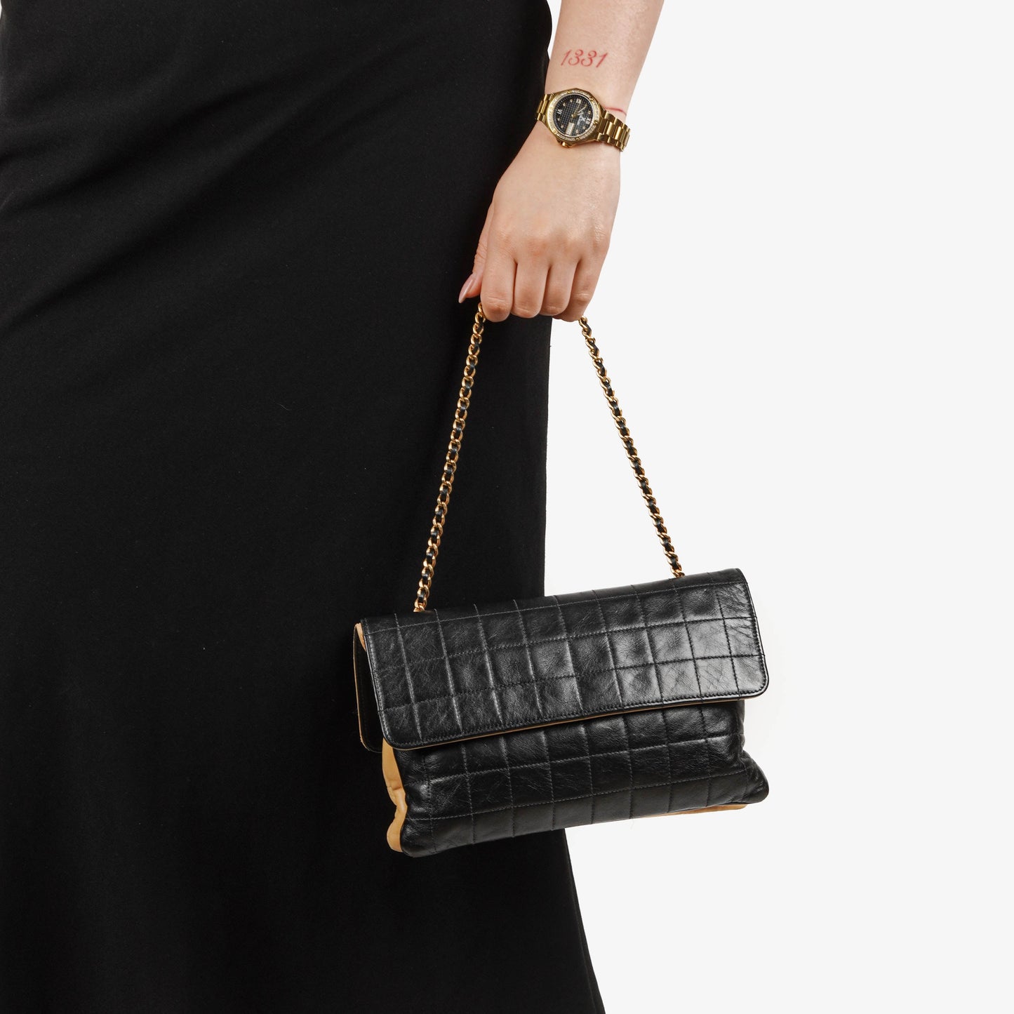 Chanel  Double Sided Bi-Colour Chocolate Ba Quilted Lambskin 2.55 Reissue Flap Bag