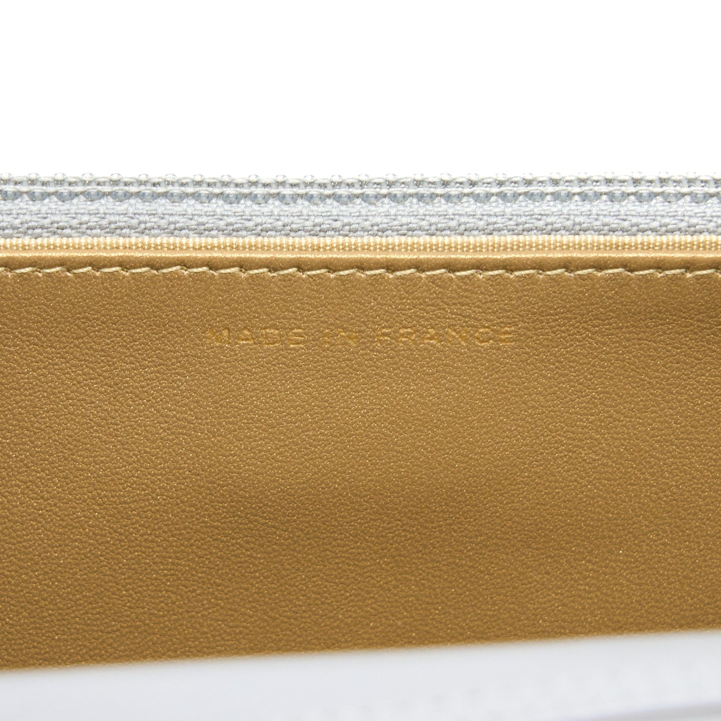 Chanel Pearl Crush Wallet on Chain Lambskin Light Grey  (Microchip)