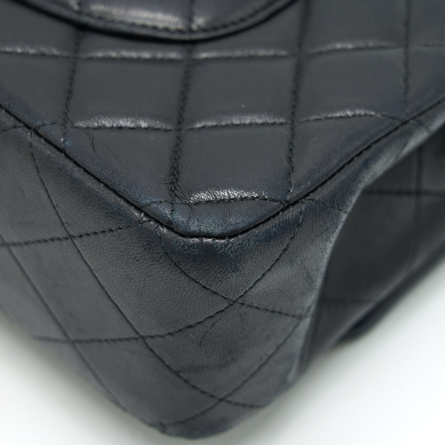 Chanel Classic Double Flap Bag Lambskin Medium Black  serial 19