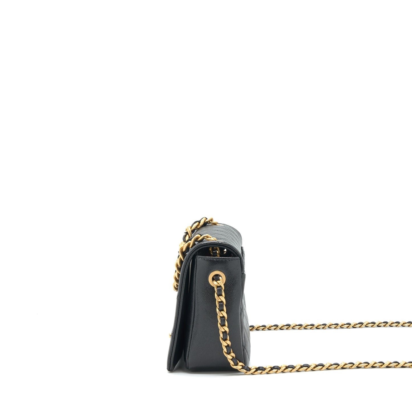 Chanel Seasonal Flap Bag Caviar Black