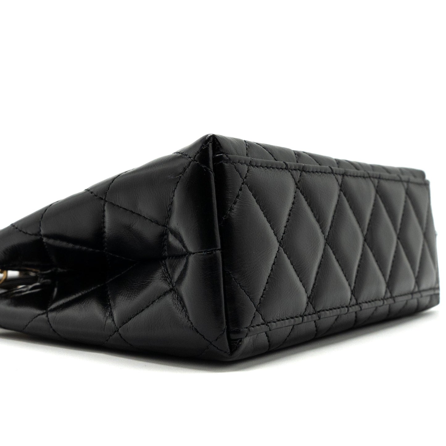 Chanel 23K kelly bag calfskin black  (microchip)