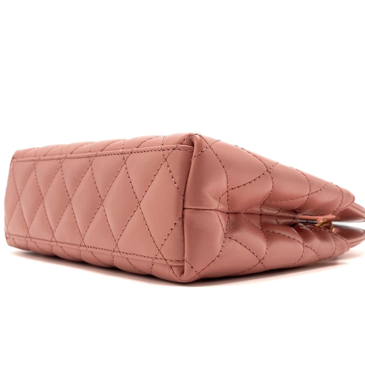 Chanel 23k Mini Shopping Tote Calfskin Pink Brushed (Microchip)