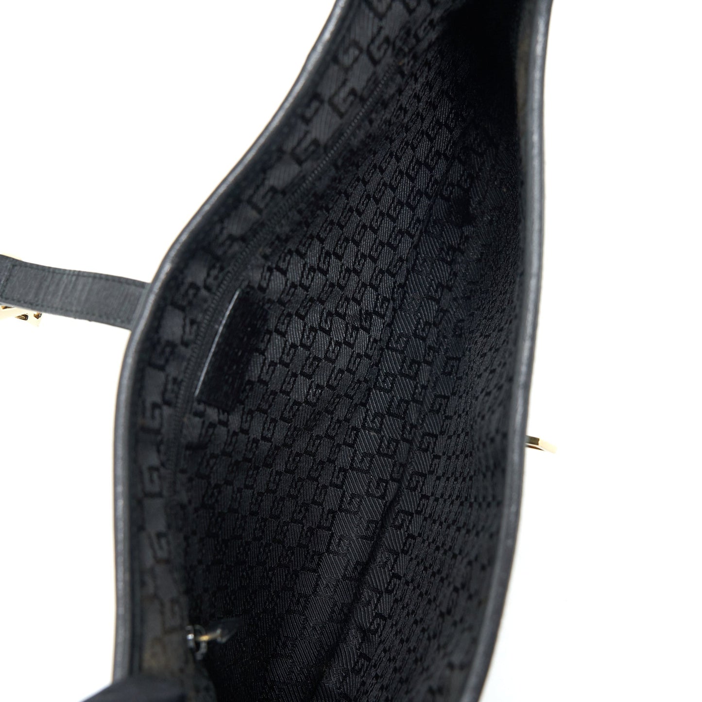 Gucci Vintage Jackie With Bamboo Handle Black