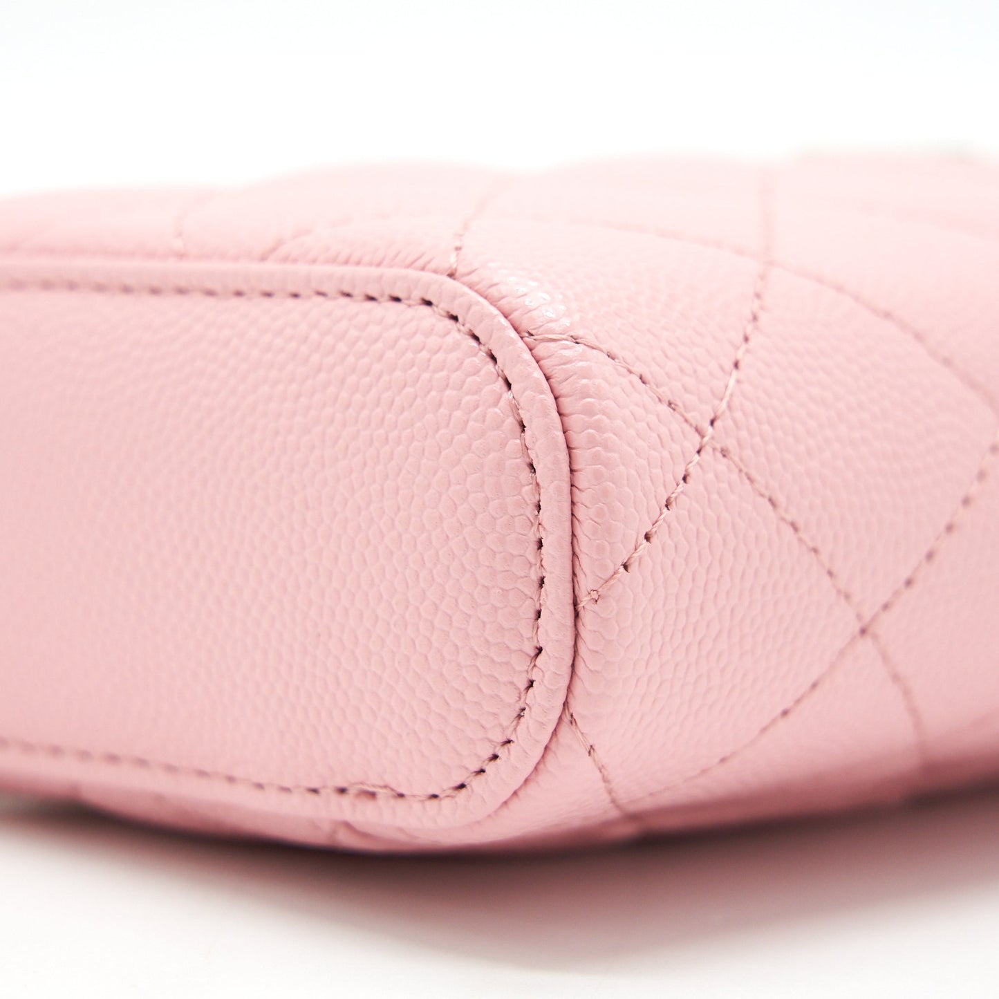 Chanel 22C Vertical Vanity On Chain Caviar Sakura Pink L