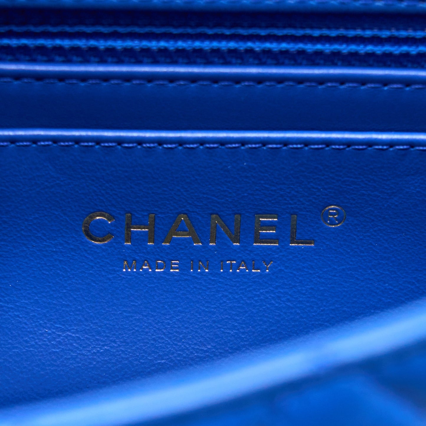 Chanel Pearl Crush Mini Rectangular Lambskin Blue Brushed  (Microchip)