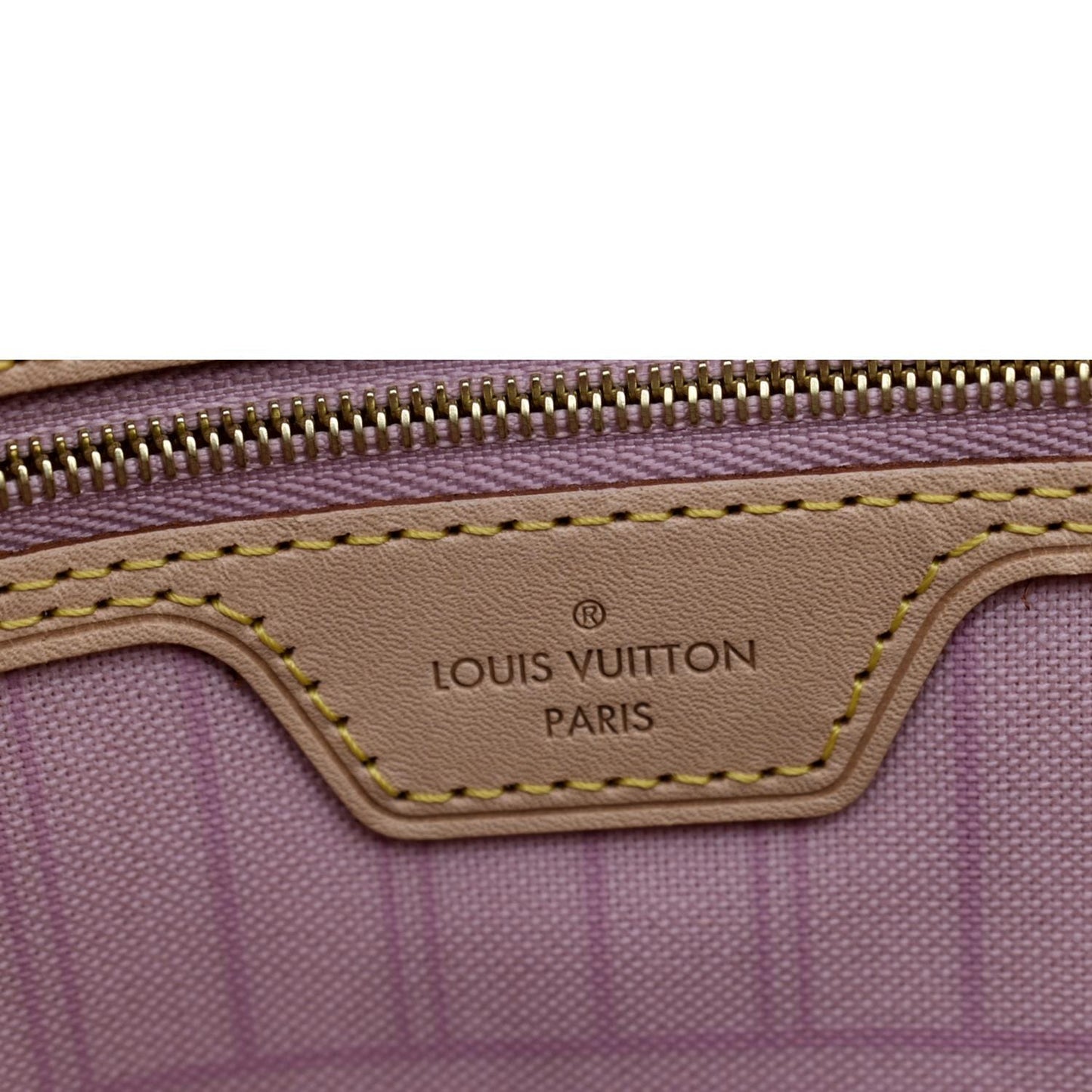 LOUIS VUITTON Neverfull GM Damier Azur Tote Shoulder Bag White
