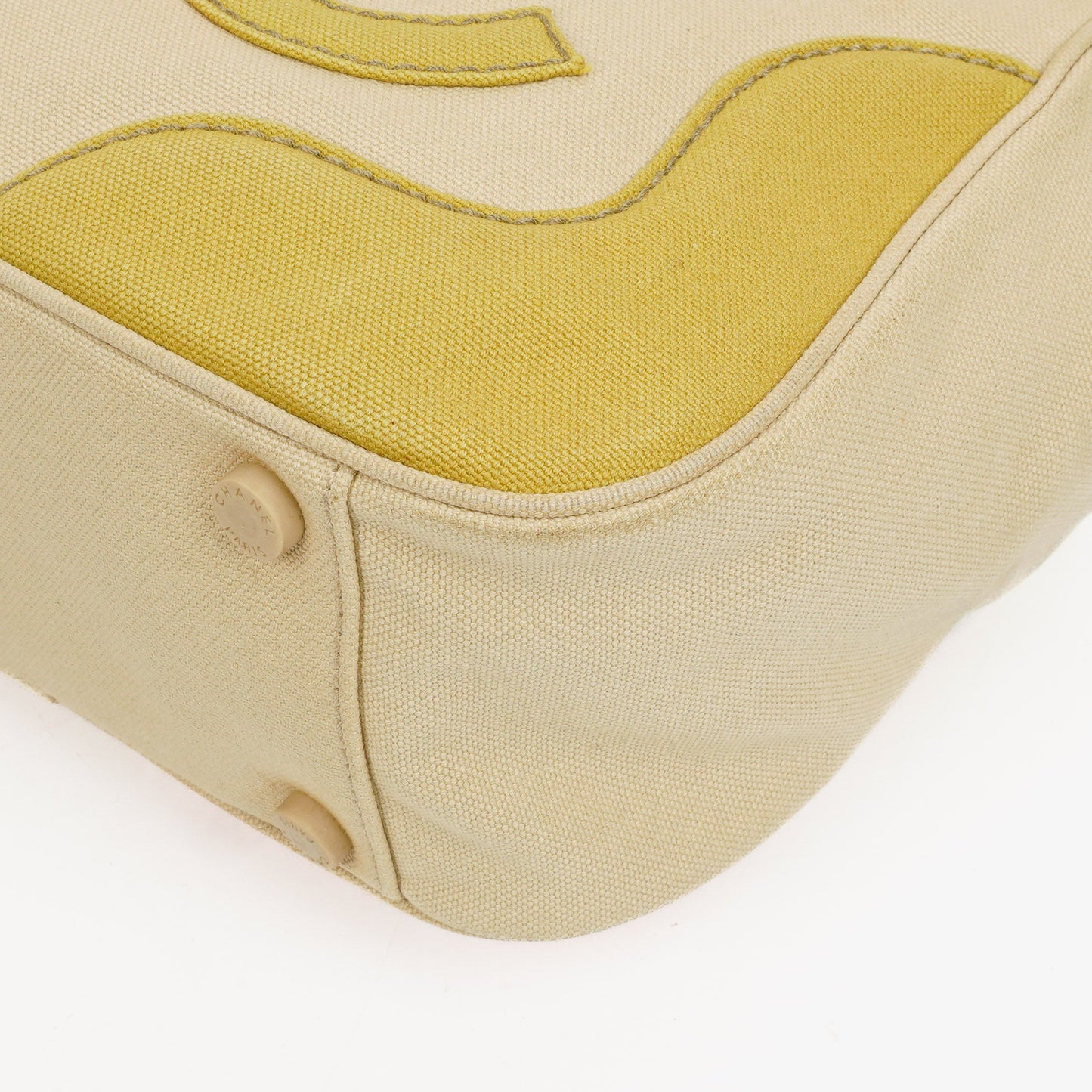 Chanel  Canvas Marshmallow CC Tote