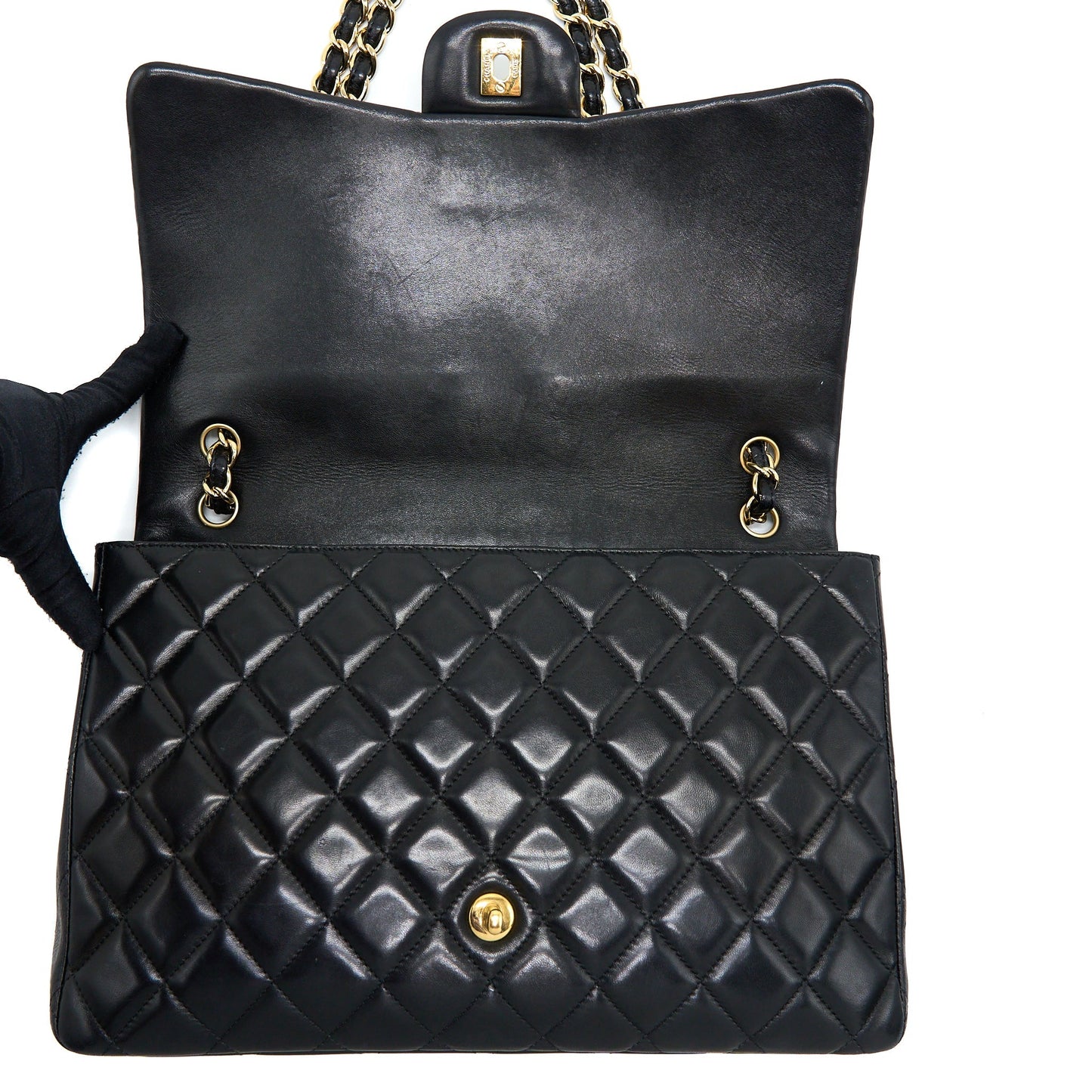 Chanel Maxi Classic Flap Bag Lambskin Black
