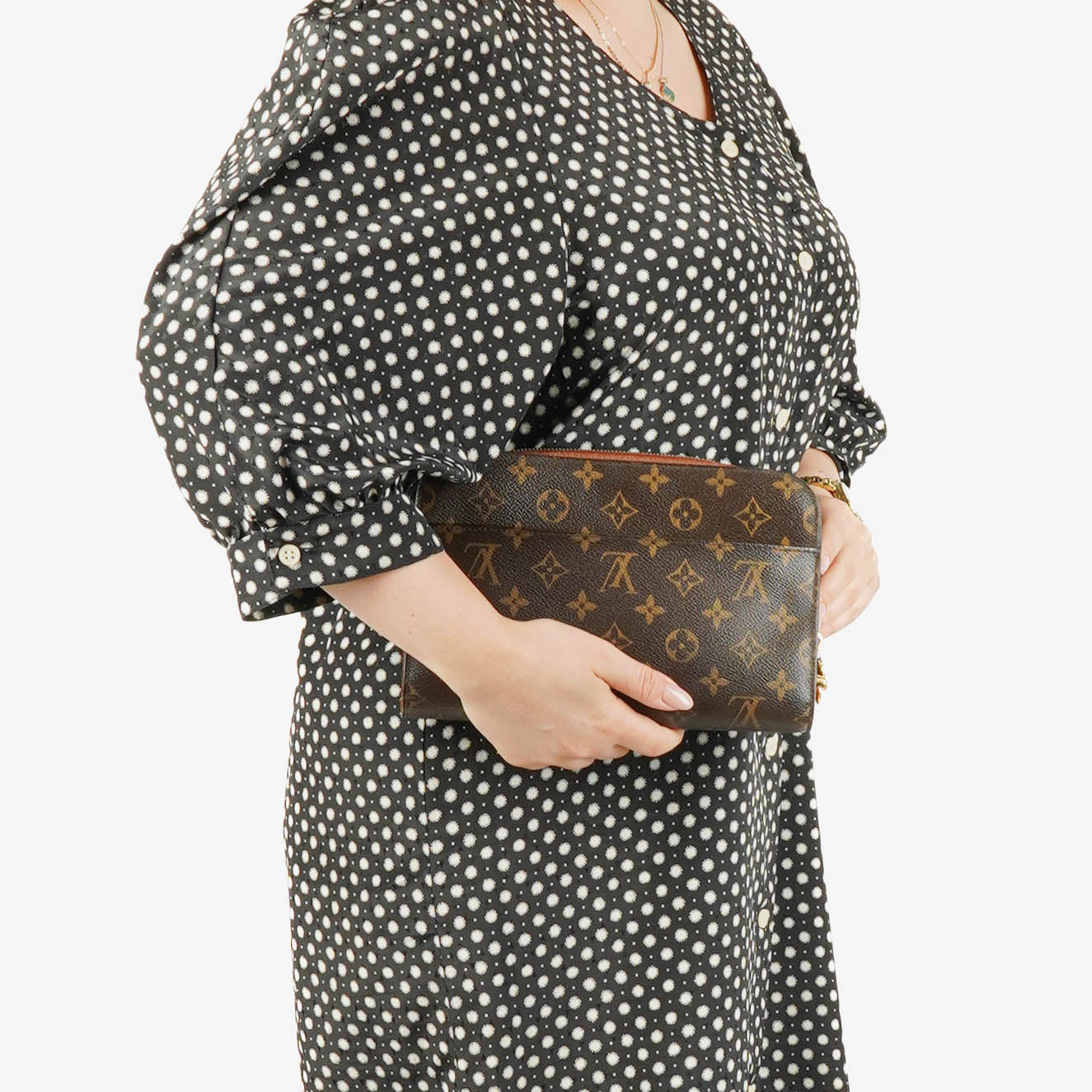 Louis Vuitton Monogram Canvas Orsay Clutch Bag