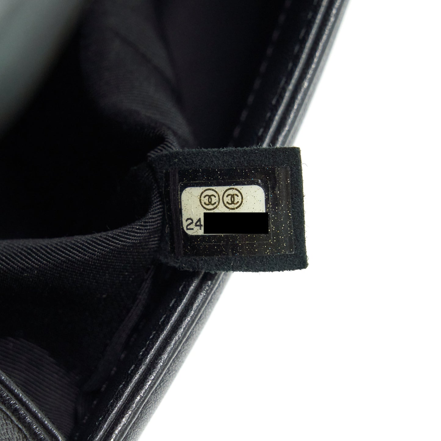 Chanel Medium Boy Chevron Lambskin Black/Silver
