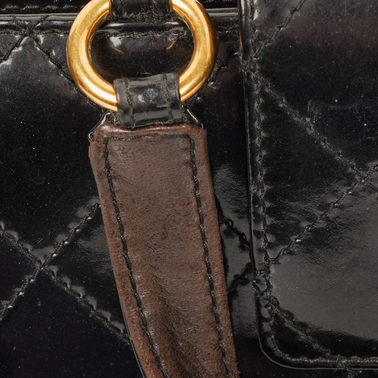 Chanel Metelasse Patent Leather Handbag