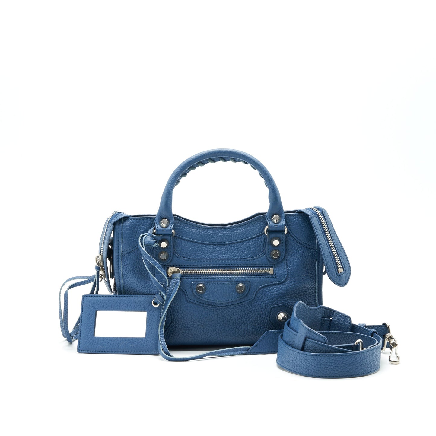 Balenciaga Mini City Purse Blue