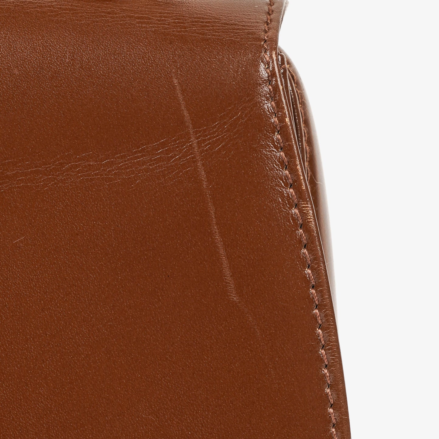 Gucci Bamboo Top Handle Brown Leather Bag