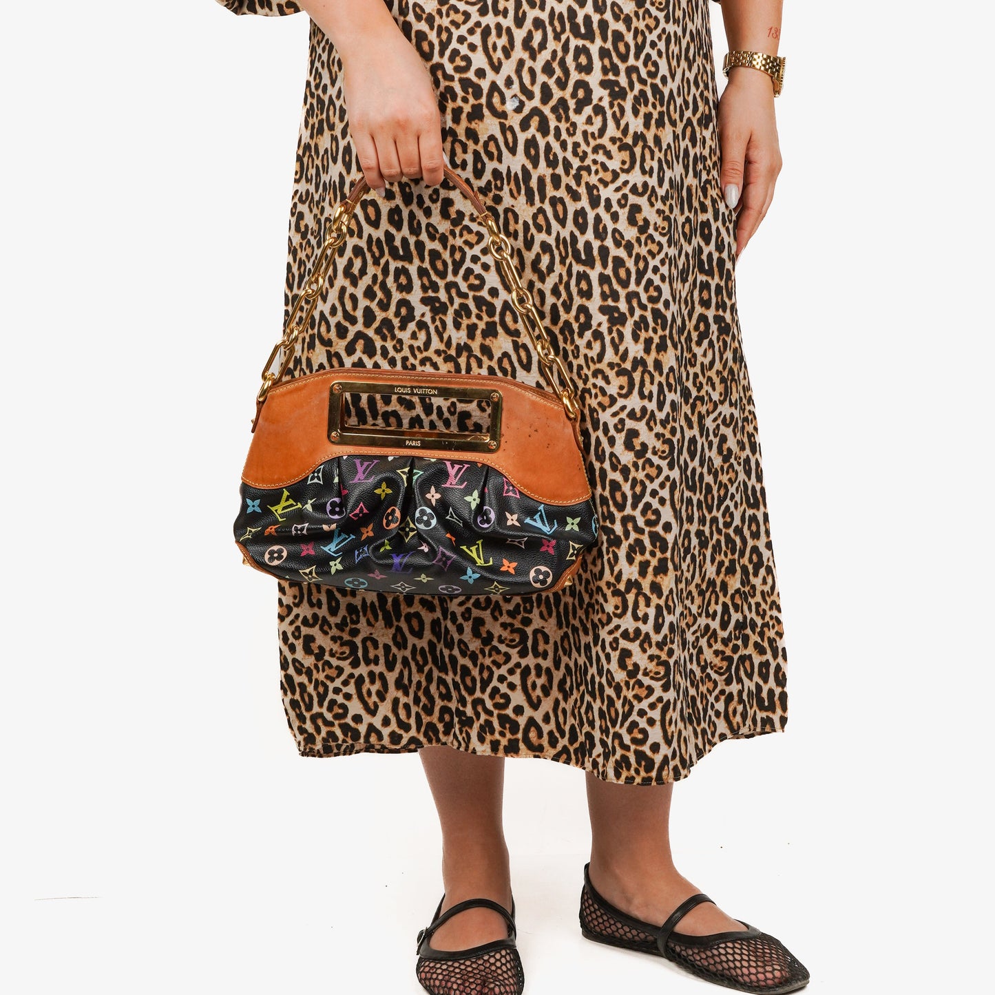 Louis Vuitton x Takashi Murakami Monogram Multicolor Judy PM Bag