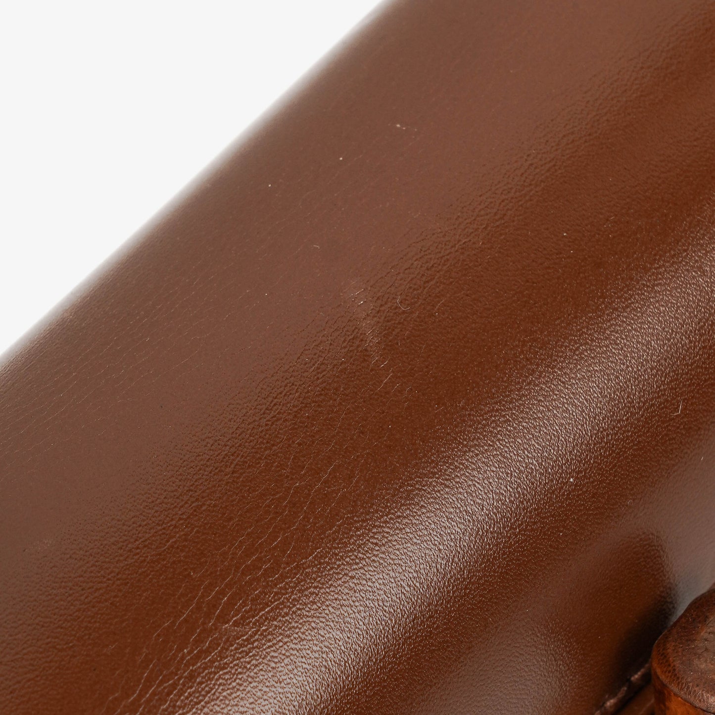 Gucci Bamboo Top Handle Brown Leather Bag